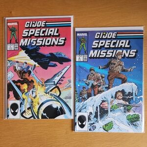 G.I. Joe Special Missions #5 & #6, 1980s comic books (Lot of 2)